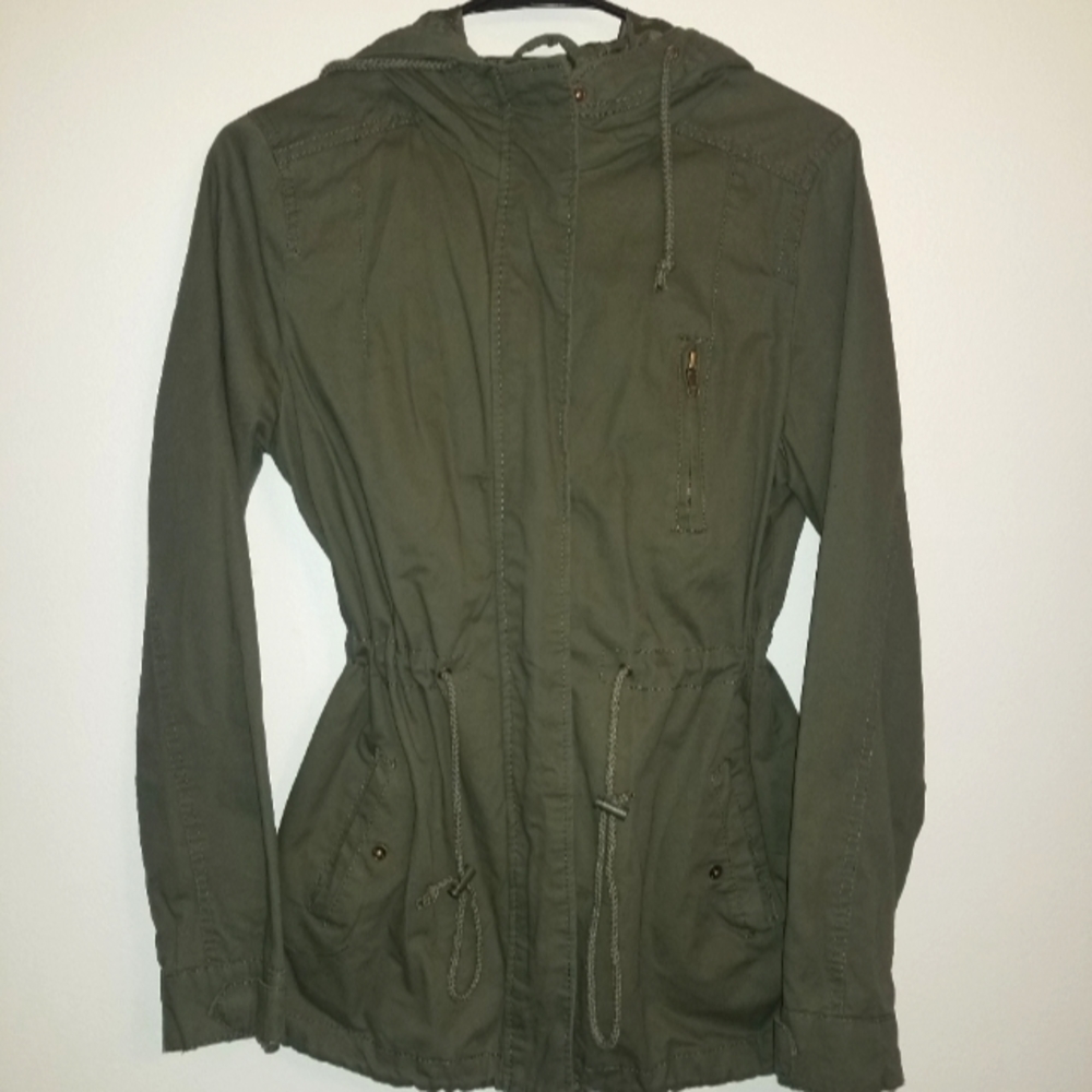 Ambiance outerwear utility cargo jacket